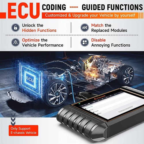 FOXWELL NT710 OBD2 Diagnostic Scan Tool Car Code Reader ECU Coding Full System - Picture 2 of 7