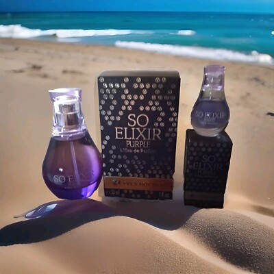 So Elixir Purple Eau de Parfum 30 ml + 5 ml voll in ihrer Box Yves Rocher