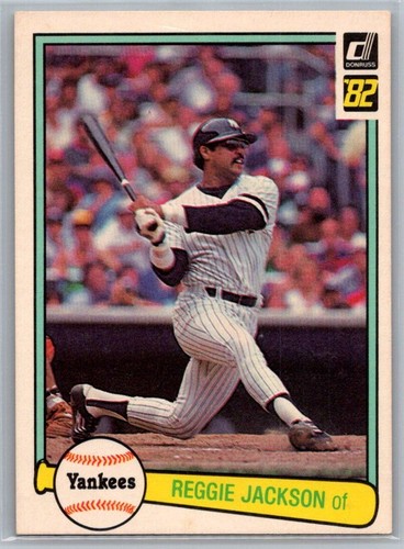 Reggie Jackson 1982 Donruss #535 - Bild 1 von 2