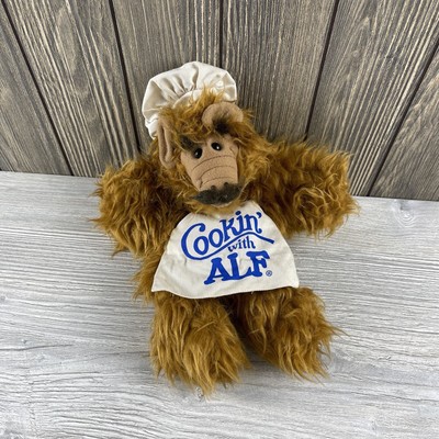 Vintage Alf Puppet 1988 Burger King Chef Cookin With Alf Plush Hand Puppet