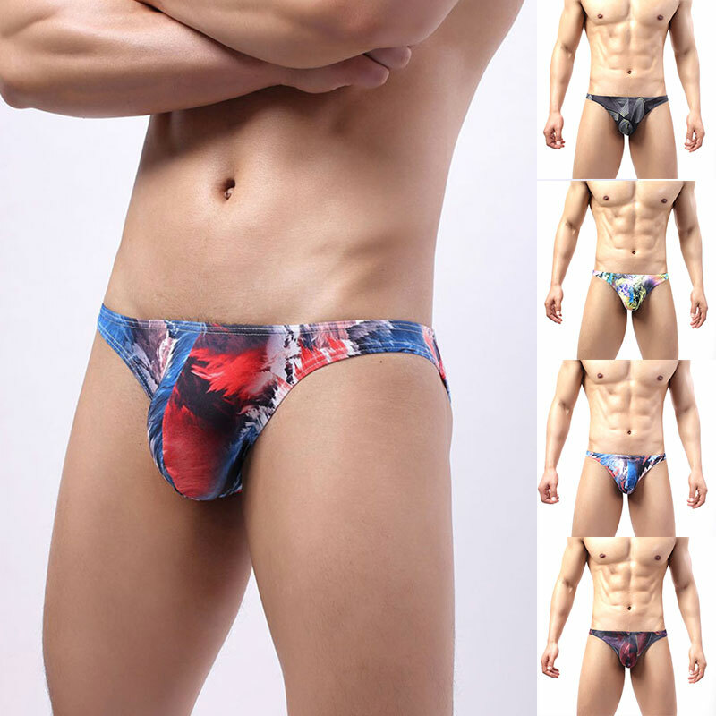 Mens Sexy T Back Thong Briefs Low Waist Seamless Underwear Underpants Panties