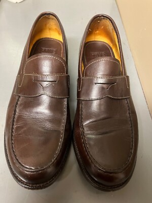 ⭐️ Frye Men\'s Penny Loafers - Like New Frye John Addison Mens 9.5 D Black Leather Penny Loafers  main image 4