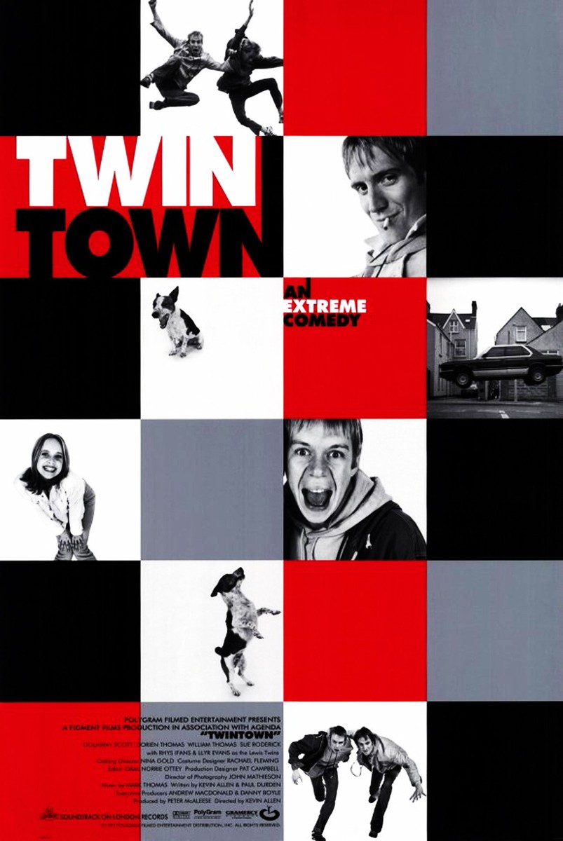 【希少】映画『 TWIN TOWN 』ヴィンテージポスター TWIN TOWN (1997) ORIGINAL MOVIE POSTER - ROLLED | eBay UK