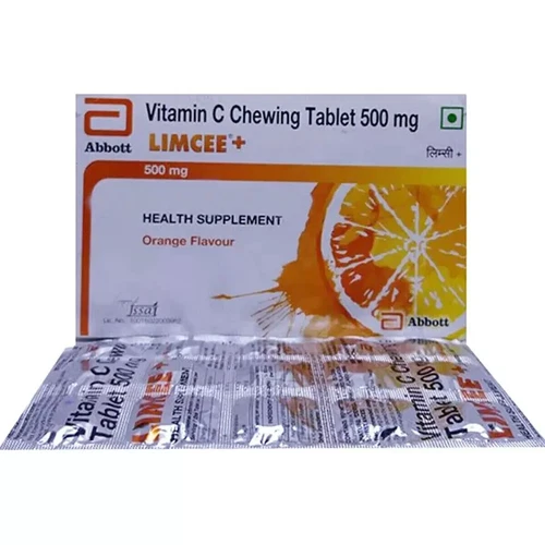 Limcee Vitamin C Chewable Tablet Orange Flavour 75 Tablets - Picture 2 of 4