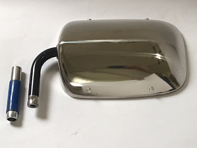 1988-1998 Chevy OBS Mirror Stainless Steel Mirror Driver Side GMT400 Mirror