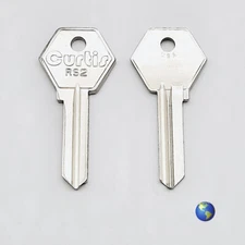 RS2 Key Blanks for Various Products by Rousseau Metal (2 Keys)