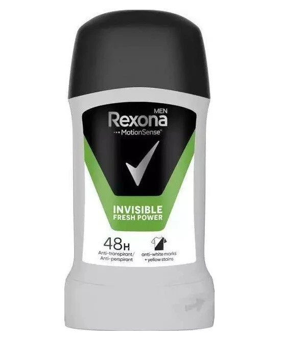 119,83€/L- 6x Rexona Men Motionsense Deodorant Stick- Invisible Fresh Power-50ml
