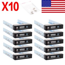 10PCS 00E7600 2.5" SAS/SATA Drive Caddy Tray For IBM X3250 M6 X3550 X3650 M5