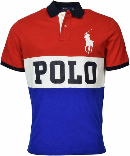 Blue Classic Fit Big Pony Polo Shirt 