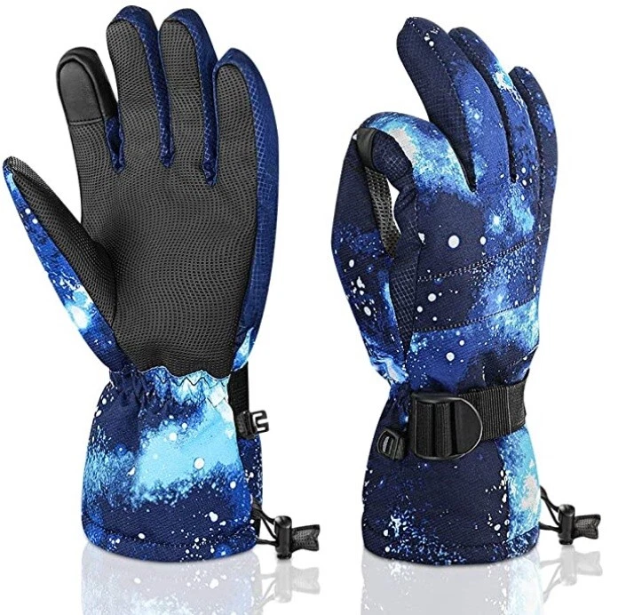 Lzellah Ski Gloves Winter Gloves For Men Women Waterproof Touchscreen Gloves