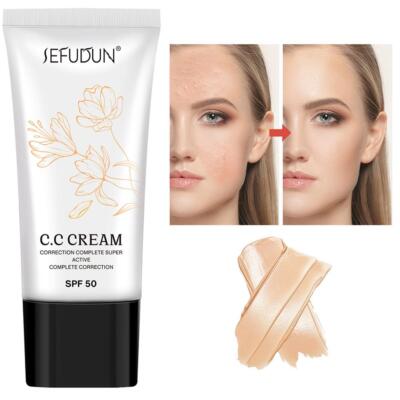 30ml CC Cream Color Correcting SPF50 Self Skin Tone Adjusting Make-up Cream BEST