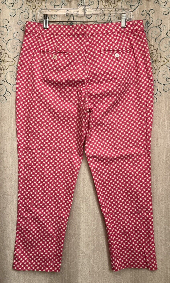 Isaac Mizrahi Live! Gingham Pink & White Checkered Dial (New Battery) Pink Band Isaac Mizrahi Live! Gingham Sweater Cardigan w/ Patch  main image 2