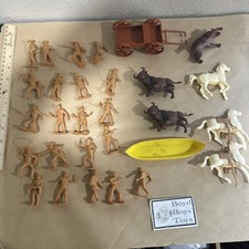 Vintage Western Figures And Horses And Animals