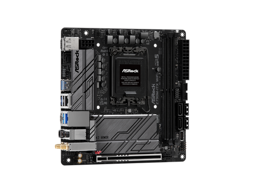 ASRock Z790M-ITX WIFI Intel LGA1700 (14th,13th,12th Gen) Mini-ITX Mainboard, 2 s - Picture 5 of 8