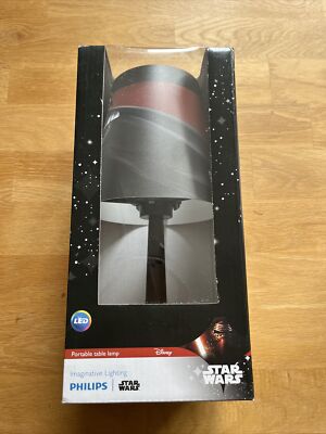 Philips Star Wars Darth Vader tragbare LED/Tischlampe Akku OP - schwarz rot