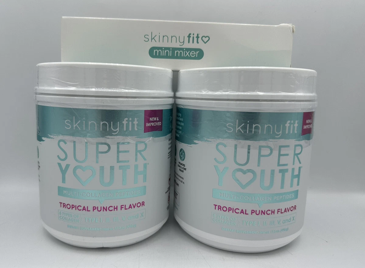 SkinnyFit Super Youth Tropical Punch Collagen Powder, 41% OFF