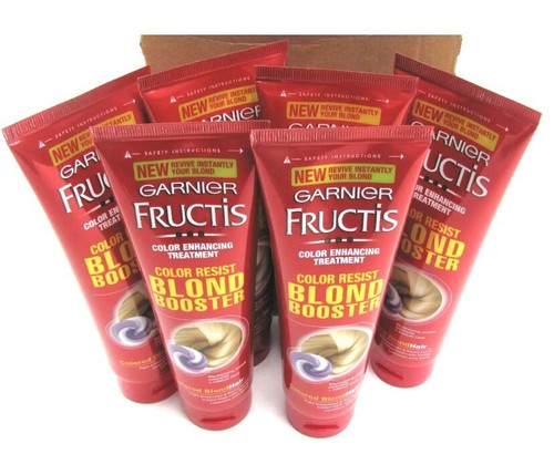 6 x 150 ml Garnier Fructis Color Resistente Rubio Púrpura Champú Tratamientos Rubio - Imagen 2 de 4