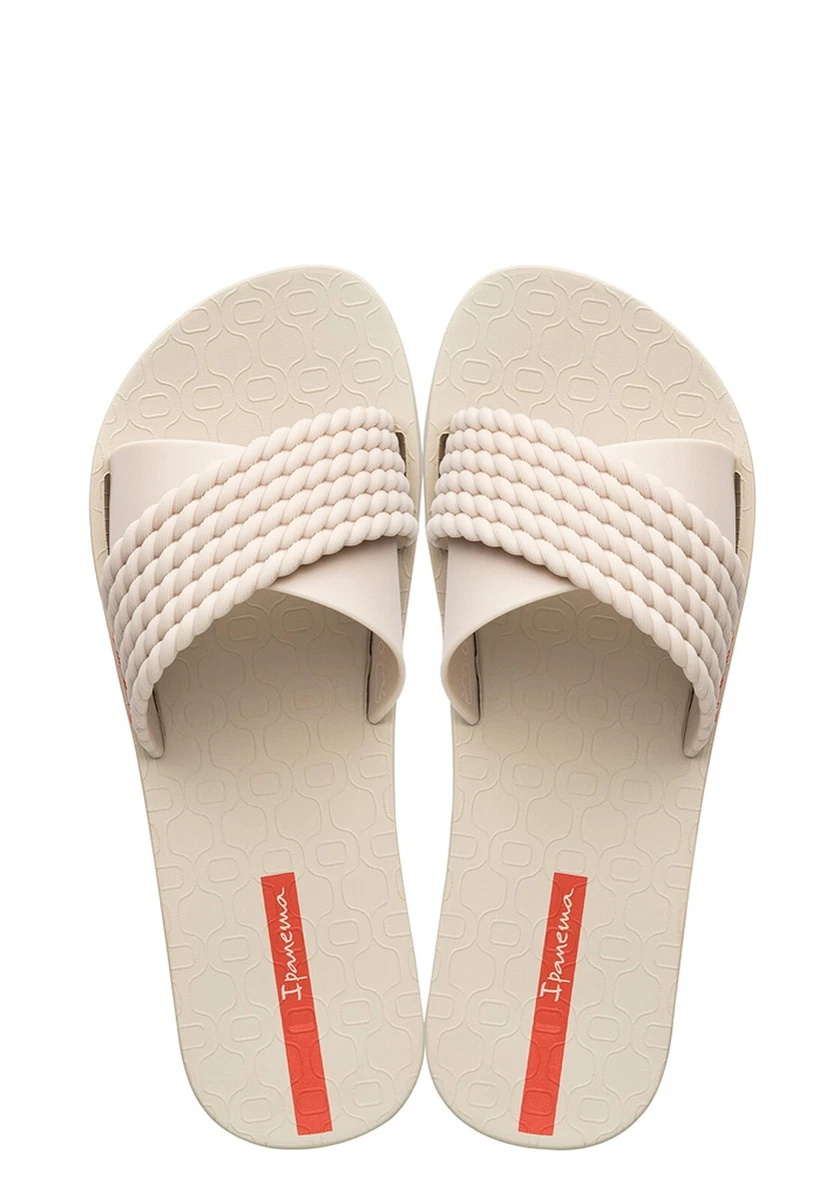 Je zal beter worden controller Rand Ipanema NEW Street Slide ivory rope flat slides sandals UK sizes 3-8 VEGAN  | eBay