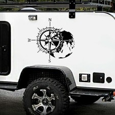 Body Hood Bonnet Car Sticker Compass Totem Graphics Decal For Truck Camper RV   