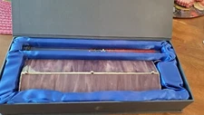 Kaleidoscope Prismatic Oil Wand, Purple Stained Slag Glass, Stars Glitter in Box