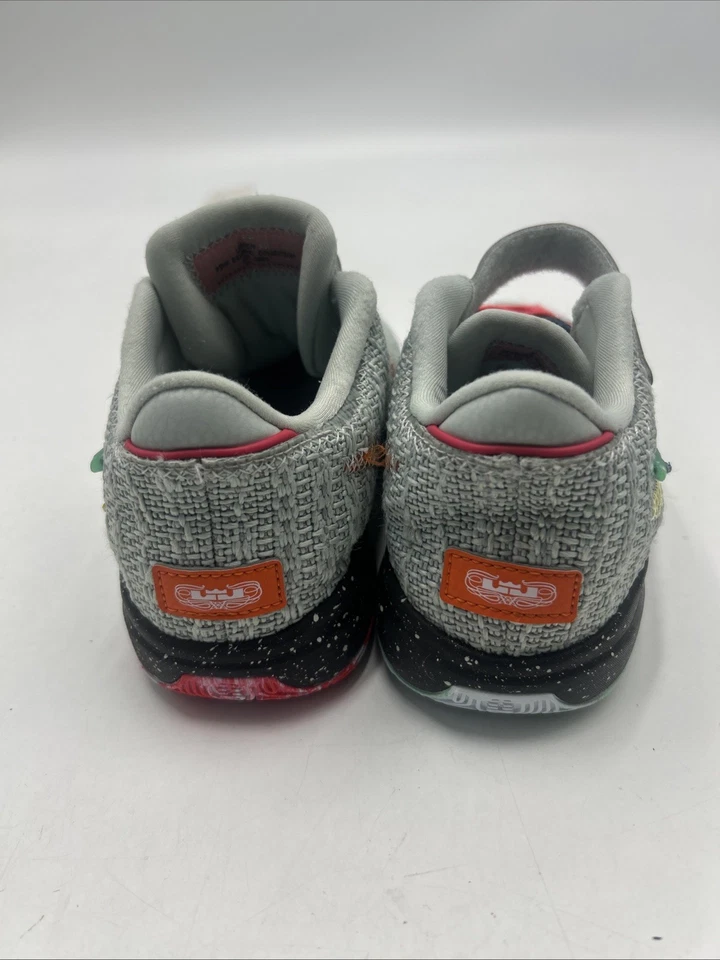 NIKE LEBRON XX 20 NIKE LIFER PLATA AZUL ROJO Zapatos JUVENTUD Talla 3Y DQ8648-002 Foto 4 de 4