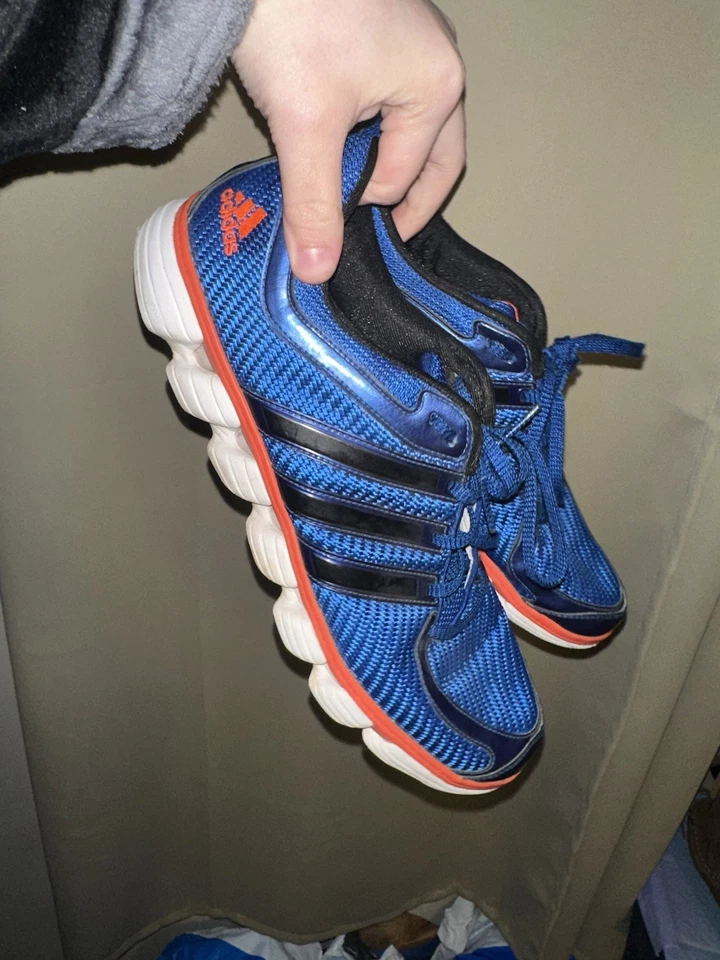 Adidas Entrenador de Velocidad para Hombres 2 Azul Zapatos para Correr Tenis con Cordones Talla 13 Foto 2 de 4