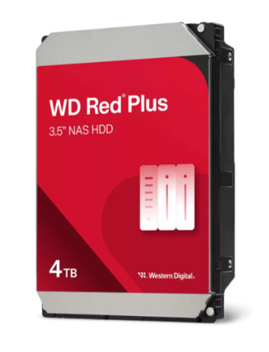 New Listing4TB Western Digital WD Red Plus NAS (5400RPM, 3.5", SATA III, 256MB Cache)