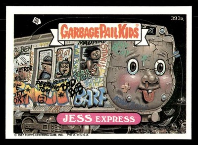 Garbage Pail Kids Topps Series 10 #393a Jess Express