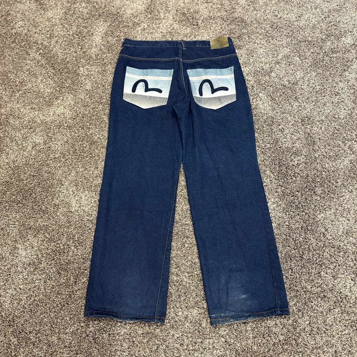 EVISU Regular Size 38 Size Jeans for Men in 32 Inseam for sale | eBay