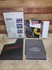 Days of Thunder Nintendo NES 1990 Racing Game Box And Cartridge And Poster