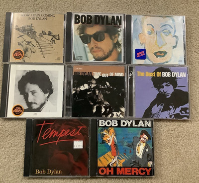 Bob Dylan 8 CD Lot Time Out of Mind Oh Mercy Infidels Slow Train New Morning