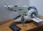 Vintage 1981 STAR WARS Boba Fett SLAVE 1 Kenner Figure Vehicle ESB NEAR COMPLETE