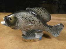 VINTAGE 1979 JIM BEAM CRAPPIE HALL OF FAME WHISKEY DECANTER 'EMPTY'