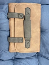 Hair Stylist Scissor Holder Pouch Cases Holster Bag Brown