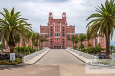 Art Print: Don CeSar Resort St Pete Beach Florida Wall Art Pink Palace Decor
