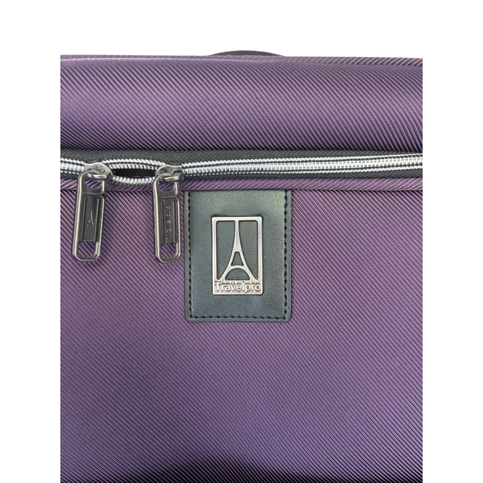 Travelpro Large 31" Purple Expandable Rolling Suitcase Luggage Carry On Spinner - Image 2 of 4