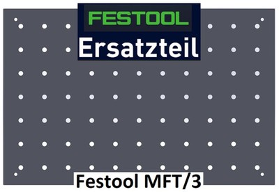 Festool MFT/3 1102x718x19mm Black Edition Ersatzplatte 495543 Lochrasterplatte