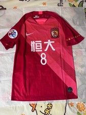 2019 Nike Guangzhou Evergrande Brazil Home Jersey Sz M #8 Paulinho