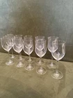 MARQUIS by Waterford CRYSTAL Vintage Tulip Wine Glasses Set of 10 Signed Mint