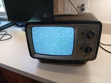RCA Solid State portable CRT TV - Model AC 099E, Black and White, 9" (9 inches)