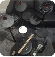 Eletronic drum kit Carlsbro CSD100 with stool, headphone, Key -Electric,Digital 