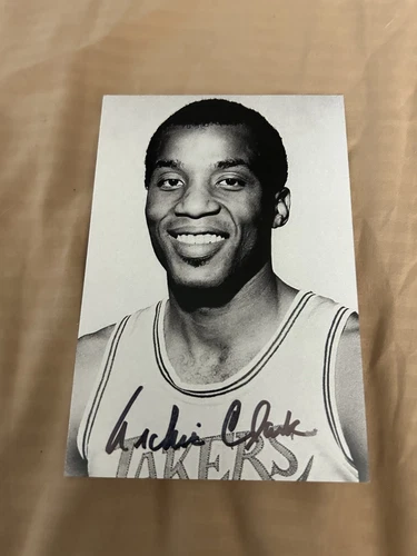 Los Angeles Lakers ARCHIE CLARK Signed 4x6 Photo NBA BASKETBALL AUTOGRAPH 1