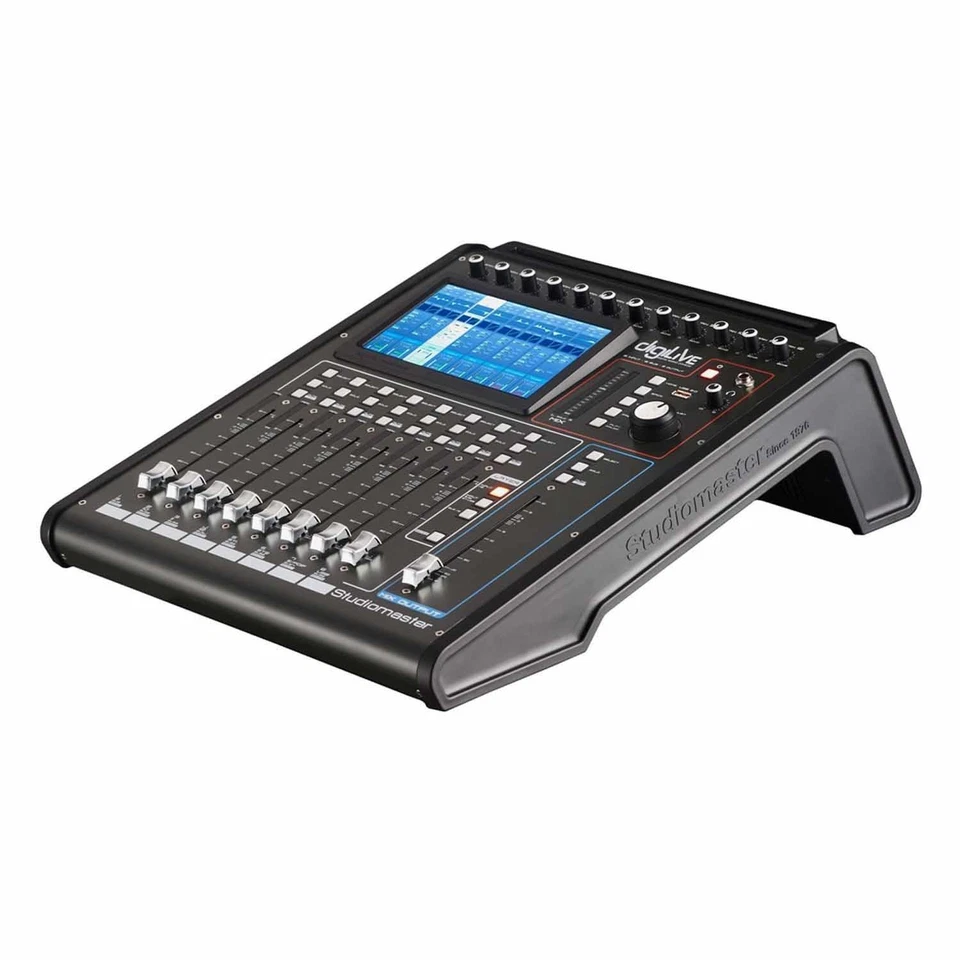 Studiomaster DIGILIVE16 Console mixer digitale compatto motorizzato Fader 16 canali - Immagine 3 di 4