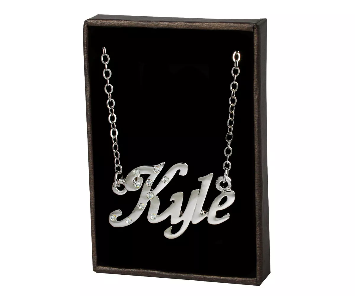 Kyle name best sale necklace
