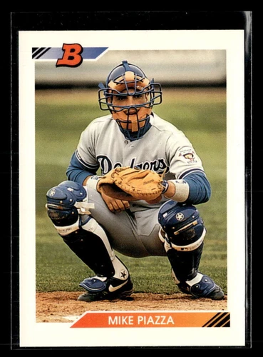 1992 Bowman Mike Piazza #461 Rookie Los Angeles Dodgers FX8848