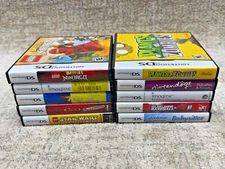 Lot 10 Empty Nintendo DS Game Cases with Manuals Plants Zombies Lego Star Wars
