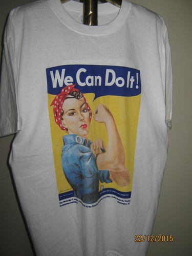 ROSIE THE RIVETER "We Can Do It" NEW T-SHIRT (Size XL) - 第 1/4 張圖片