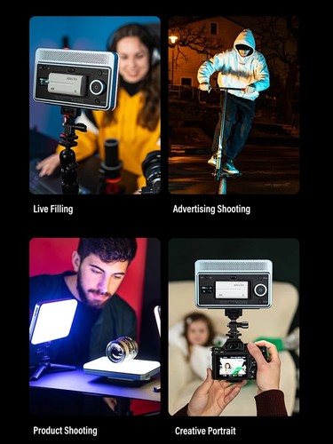 VILTROX Sprite 15C RGB Full Color 2800K-6800K Led Video Light Panel APP Control - Picture 6 of 6