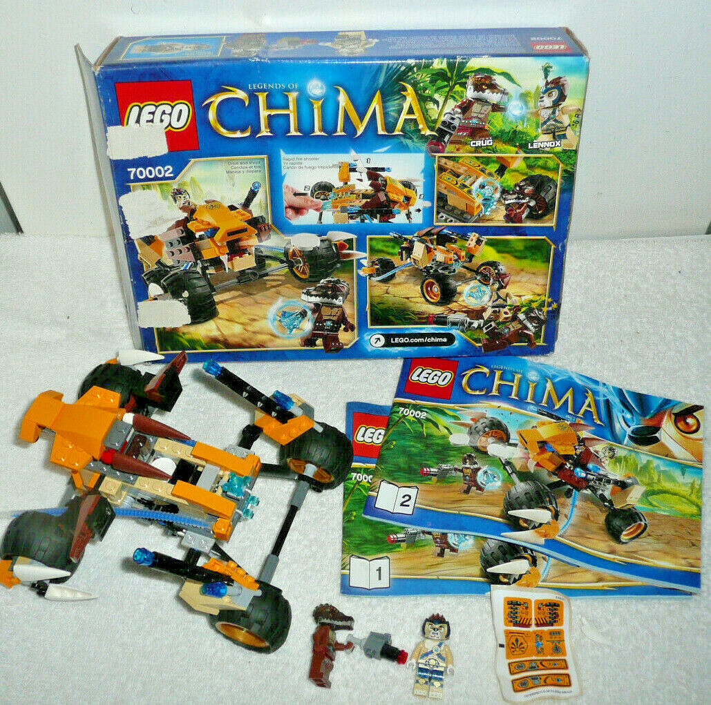 LEGO 70002 Legends of Chima Lennox' Lion Attack Manual Minifigures