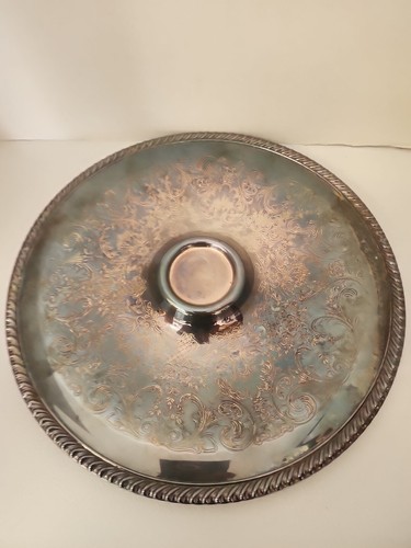 W.Rogers Silverplate "Jefferson" Chip and Dip Server 12 1/2 inch with Box - Picture 5 of 9
